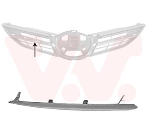 Banda de protectie grila radiator TOYOTA AURIS (_E18_) 1.8 Hybrid (ZWE186_, ZWE186R) benzina/elector 136 cai VAN WEZEL 5407511