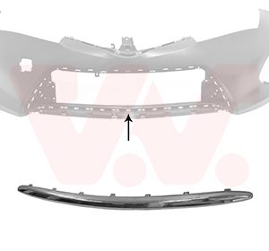 Banda de protectie bara de protectie TOYOTA AURIS combi (_E18_) 1.4 D-4D (NDE180_) diesel 90 cai VAN WEZEL 5407581