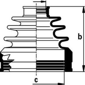 Ansamblu burduf articulatie planetara TOYOTA AVENSIS (_T25_) 2.2 D-CAT (ADT251_, ADT251R) diesel 177 cai HERTH BUSS JAKOPARTS J2882022