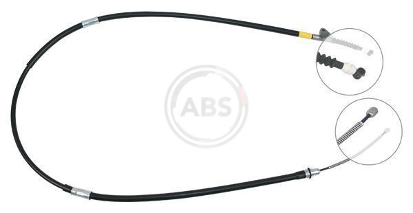 Cablu frana de parcare TOYOTA AVENSIS Liftback (_T22_) 2.0 D-4D (CDT220_, CDT220R) diesel 110 cai ABS K15957