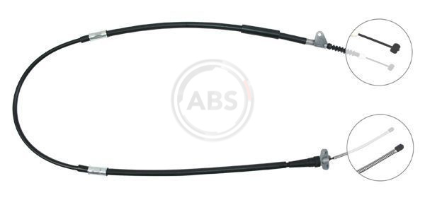 Cablu frana de parcare TOYOTA CARINA E VI limuzina (_T19_) 1.6 16V (AT190_, AT190R) benzina 116 cai ABS K16048
