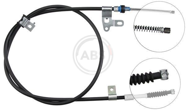 Cablu frana de parcare TOYOTA COROLLA limuzina (_E12_) 1.6 VVT-i (ZZE121_, ZZE121R) benzina 110 cai ABS K19308