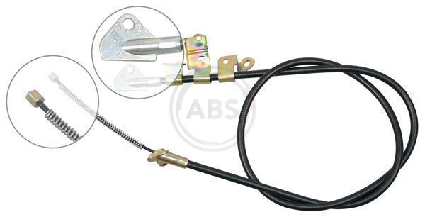 Cablu frana de parcare TOYOTA YARIS (_P1_) 1.0 (SCP10_, SCP10R) benzina 68 cai ABS K19488