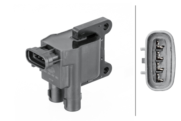 Bobina de inductie TOYOTA COROLLA Compact (_E11_) 1.4 (EE111_, EE111R) benzina 86 cai HELLA 5DA 358 057-801