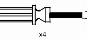 Bujie TOYOTA LAND CRUISER 200 (_J2_) 4.6 V8 (URJ202W) benzina 318 cai NGK 4904