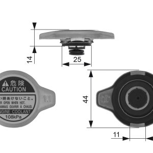 Buson radiator TOYOTA 4 RUNNER III (_N18_) 2.7 EFI 4WD (RZN185_, RZN185W) benzina 152 cai GATES RC134