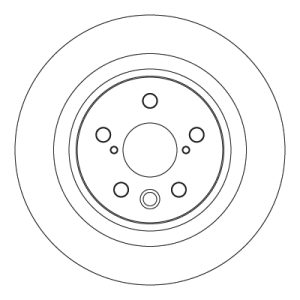 Disc frana TOYOTA bZ4X (_EAM1_) EV (XEAM10) electric 204 cai TRW DF3978