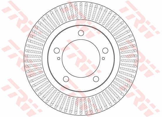 Disc frana TOYOTA LAND CRUISER 200 (_J2_) 4.7 V8 (UZJ200) benzina 288 cai TRW DF6239S
