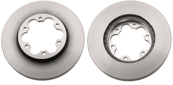 Disc frana TOYOTA HIACE IV caroserie (__H1_, __H2_) 2.5 D-4D (KLH12, KLH22) diesel 117 cai TRW DF6481