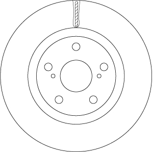 Disc frana TOYOTA CAMRY limuzina (_V4_) 2.4 (ACV40) benzina 158 cai TRW DF6675