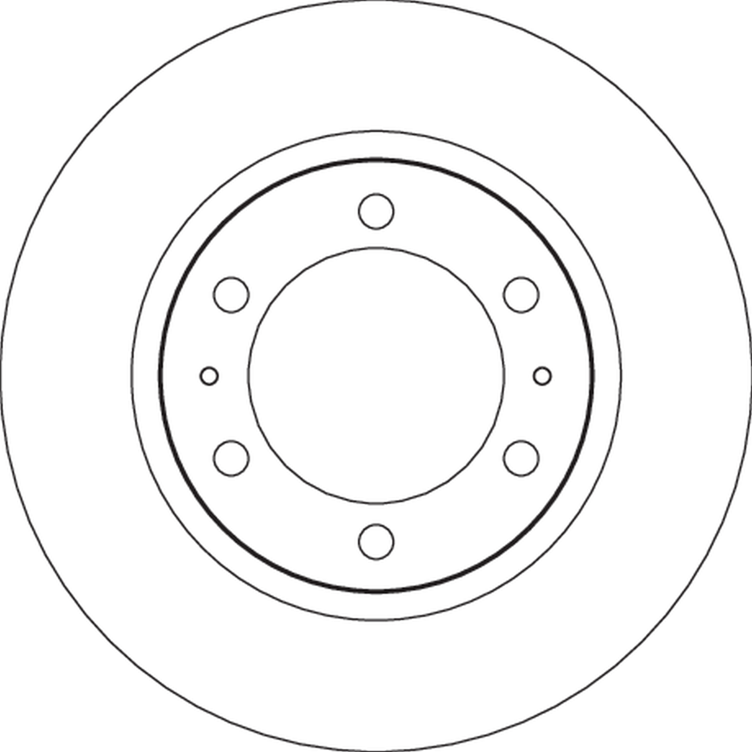 Disc frana TOYOTA HILUX VIII pick-up (_N1_) 2.4 D (GUN135) diesel 170 cai TRW DF6726S