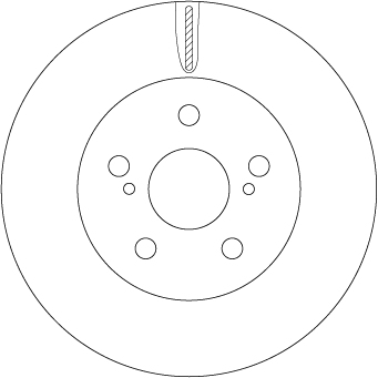 Disc frana TOYOTA PRIUS PHV (_W52_) 1.8 Plug-in Hybrid (ZVW52) benzina/elector 122 cai TRW DF6734