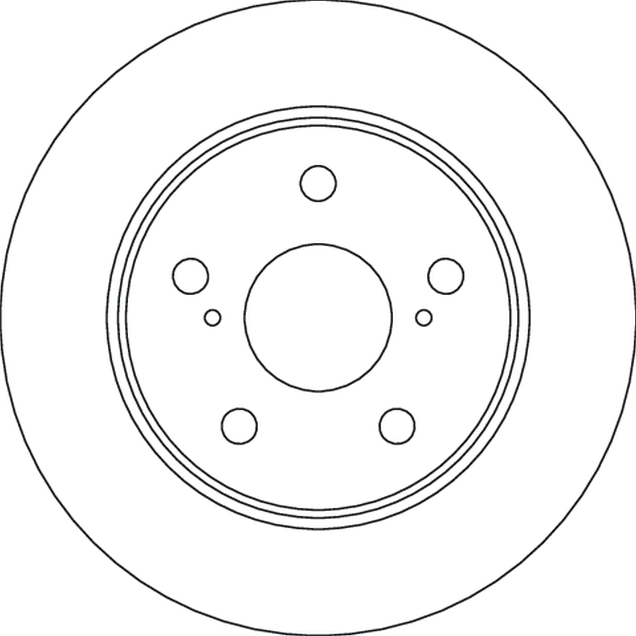 Disc frana TOYOTA COROLLA combi (_E21_) 1.8 Hybrid (ZWE211W) benzina/elector 122 cai TRW DF6773