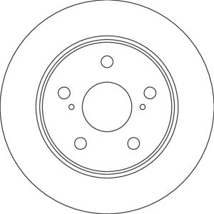 Disc frana TOYOTA COROLLA hatchback (_E21_, _EA1_, _EH1_) 1.2 (NRE210) benzina 116 cai TRW DF6773