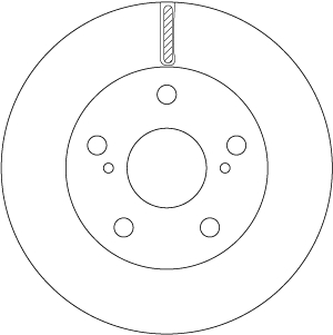 Disc frana TOYOTA HILUX VII pick-up (_N1_, _N2_, _N3_) 2.5 D-4D (KUN15_, KUN15R) diesel 120 cai TRW DF6782S