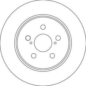 Disc frana TOYOTA YARIS (_P21_, _PA1_, _PH1_) 1.5 Hybrid (MXPH10, MXPH11) benzina/elector 116 cai TRW DF6828