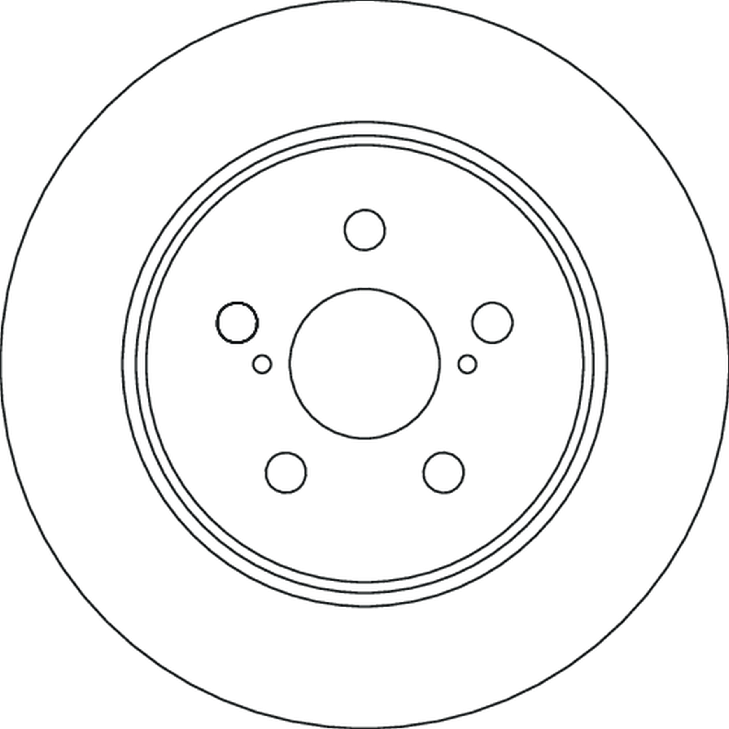 Disc frana TOYOTA YARIS (_P21_, _PA1_, _PH1_) 1.5 Hybrid (MXPH10, MXPH11) benzina/elector 116 cai TRW DF6828