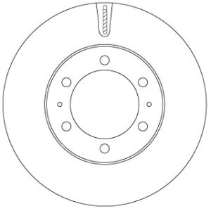Disc frana TOYOTA FJ CRUISER (GSJ1_) 4.0 4WD (GSJ15) benzina 239 cai TRW DF7827S