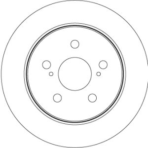 Disc frana TOYOTA RAV 4 V (_A5_, _H5_) 2.0 VVTi AWD (MXAA54) benzina 173 cai TRW DF8335