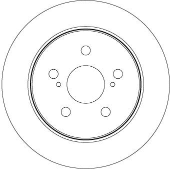 Disc frana TOYOTA RAV 4 V VAN (_A5_, _H5_) 2.5 Hybrid (AXAH52) benzina/elector 218 cai TRW DF8335