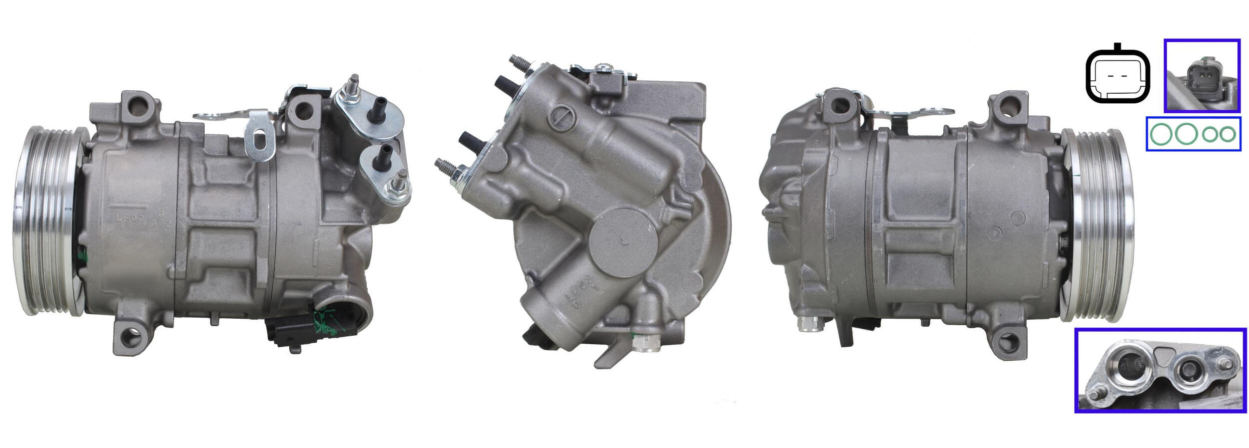 Compresor climatizare TOYOTA PROACE CITY Autoutilitara/limuzina spatioasa (BPZ_) 1.5 D-4D 75 (BPZM) diesel 75 cai LUCAS ACP01095