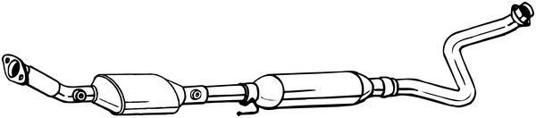 Catalizator TOYOTA YARIS VERSO VAN (_P2_) 1.3 VVTi (NCP22_) benzina 86 cai BOSAL 090-084