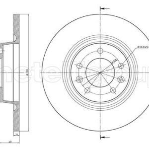 Disc frana TOYOTA PROACE caroserie (MDX_) 2.0 D (MDX3) diesel 128 cai METELLI 23-0888C