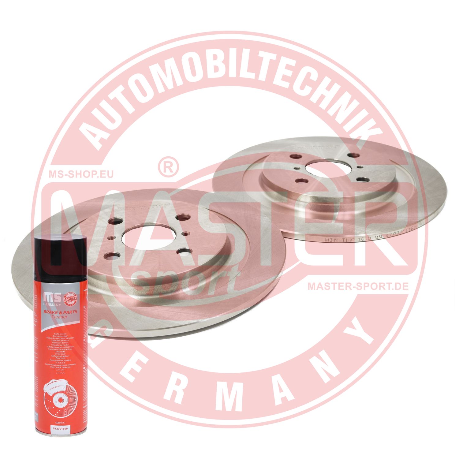 Disc frana TOYOTA YARIS (_P13_) 1.8 GRMN (NSP131_) benzina 212 cai MASTERSPORT GERMANY 24010901421-SET-MSP