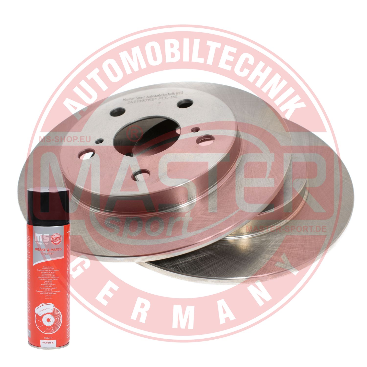 Disc frana TOYOTA AURIS (_E15_) 1.8 (ZRE152) benzina 136 cai MASTERSPORT GERMANY 24010901551-SET-MSP