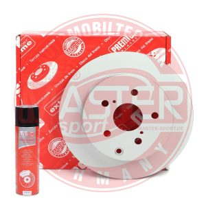 Disc frana TOYOTA VERSO VAN (_R2_) VVTi (ZGR20) benzina 132 cai MASTERSPORT GERMANY 24011101681-PCS-MSP