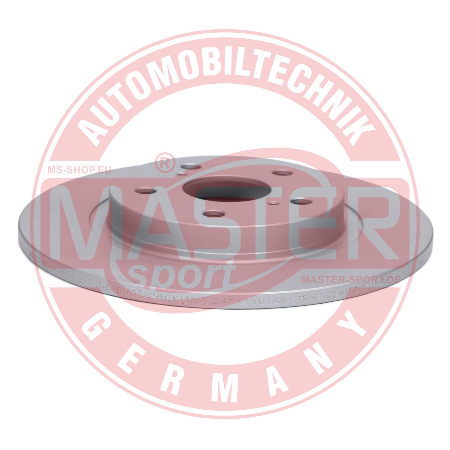 Disc frana TOYOTA AVENSIS limuzina (_T27_) 1.6 D4-D (WWT270_) diesel 112 cai MASTERSPORT GERMANY 24011101691PR-PCS-MS