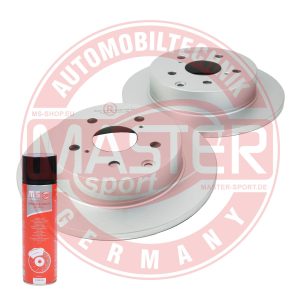 Disc frana TOYOTA RAV 4 III (_A3_) 2.0 4WD (ZSA30) benzina 148 cai MASTERSPORT GERMANY 24011207141-SET-MSP