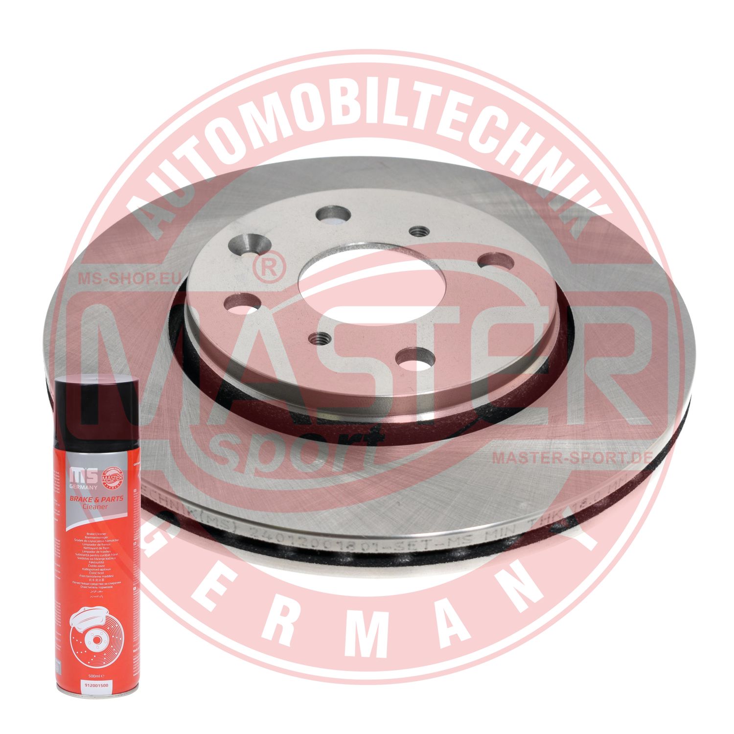 Disc frana TOYOTA AYGO (_B1_) 1.0 (KGB10_, KGB10R) benzina 68 cai MASTERSPORT GERMANY 24012001801-PCS-MSP