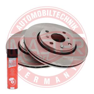 Disc frana TOYOTA AYGO (_B1_) 1.0 (KGB10_, KGB10R) benzina 68 cai MASTERSPORT GERMANY 24012001801-SET-MSP