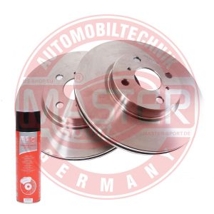 Disc frana TOYOTA YARIS (_P9_) 1.3 4WD (NCP95) benzina 87 cai MASTERSPORT GERMANY 24012202541-SET-MSP