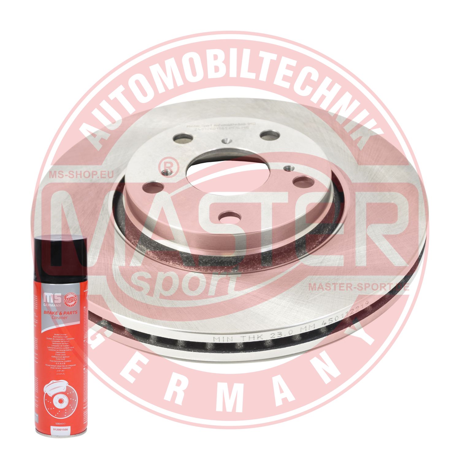 Disc frana TOYOTA AVENSIS limuzina (_T27_) 2.0 D-4D (ADT270_, ADT270R) diesel 124 cai MASTERSPORT GERMANY 24012601561-PCS-MSP