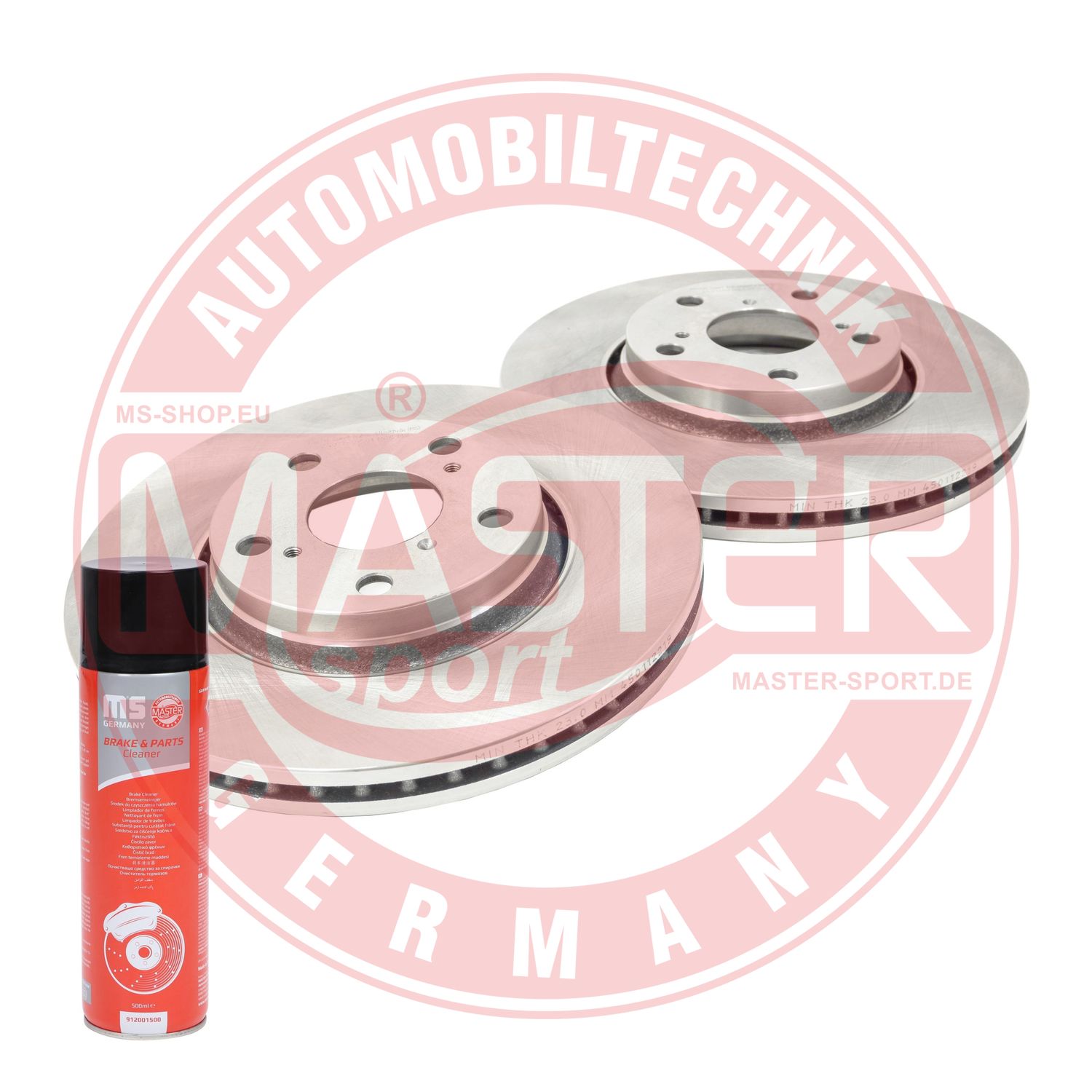Disc frana TOYOTA VERSO VAN (_R2_) D4d (WAR20) diesel 112 cai MASTERSPORT GERMANY 24012601561-SET-MSP