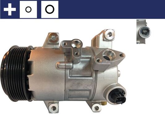 Compresor climatizare TOYOTA VERSO (_R2_) 2.0 D-4D (AUR20_, AUR20R) diesel 124 cai MAHLE ORIGINAL ACP 975 000S