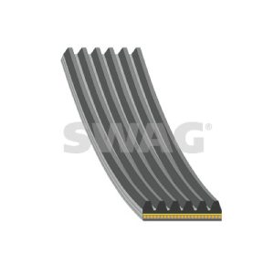 Curea transmisie cu caneluri TOYOTA AURIS (_E18_) 1.4 D-4D (NDE180_, NDE180R) diesel 90 cai SWAG 33 10 8508