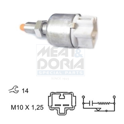 Comutator lumini frana TOYOTA LAND CRUISER 100 (_J1_) 4.2 TD (HDJ100_, HDJ100) diesel 204 cai MEAT DORIA 35016