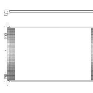 Condensator climatizare TOYOTA YARIS Caseta/ Hatchback (_P13_) 1.5 Hybrid (NHP130) benzina/elector 101 cai NRF 350321