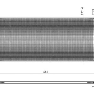 Condensator climatizare TOYOTA AURIS (_E18_) 1.8 Hybrid (ZWE186_, ZWE186R) benzina/elector 136 cai NRF 350423