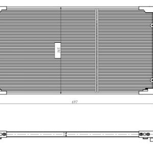 Condensator climatizare TOYOTA PRIUS PHV (_W52_) 1.8 Plug-in Hybrid (ZVW52) benzina/elector 122 cai NRF 350449