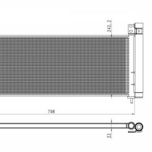 Condensator climatizare TOYOTA RAV 4 IV (_A4_) 2.5 Hybrid 4WD (AVA44, AVA44_) benzina/elector 197 cai NRF 350495