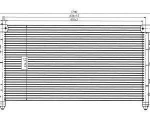 Condensator climatizare TOYOTA LAND CRUISER 80 (_J8_) 4.2 D (HZJ80, HZJ81) diesel 135 cai NRF 35423
