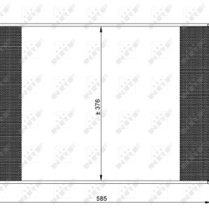 Condensator climatizare TOYOTA AVENSIS combi (_T27_) 2.2 D-4D (ADT271_, ADT271R) diesel 177 cai NRF 35839