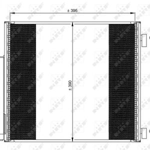 Condensator climatizare TOYOTA IQ (_J1_) 1.4 D-4D (NUJ10_, NUJ10R) diesel 90 cai NRF 35859