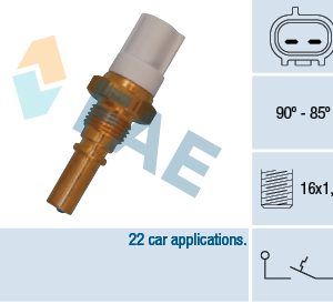 Comutator temperatura ventilator radiator TOYOTA AVENSIS Liftback (_T22_) 2.0 TD (CT220_, CT220R) diesel 90 cai FAE 36545