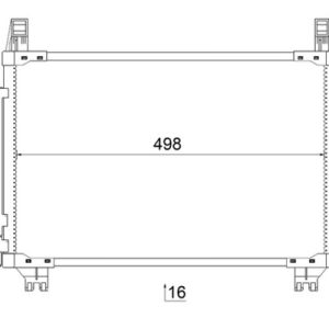 Condensator climatizare TOYOTA YARIS (_P9_) 1.0 VVT-i (KSP90_, KSP90R) benzina 69 cai MAHLE ORIGINAL AC 793 000S