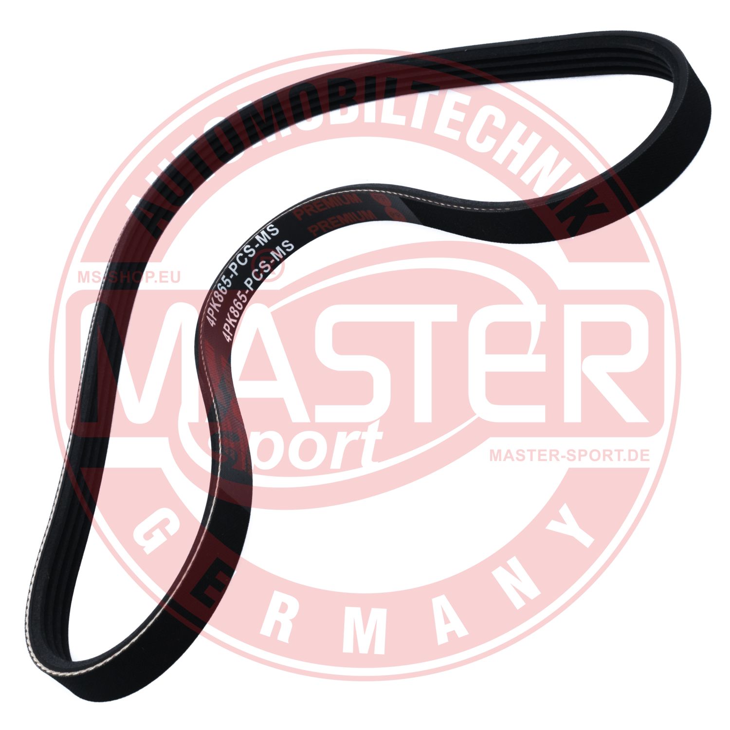 Curea transmisie cu caneluri TOYOTA COROLLA Liftback (_E8_) 1.6 (AE82_, AE82R) benzina 86 cai MASTERSPORT GERMANY 4PK865-PCS-MS